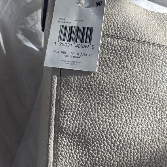 Coach Pebble Leather Chaise Crossbody NWT & Coach Accordion Zip Around Wallet - Picture 8 of 14